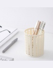 Nowe biuro organizator pulpit wydrążony Cylinder pióro pudełko do przechowywania ołówek pojemnik na pędzle uchwyt na długopis pę