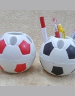 1 sztuk popularne biznes ozdoby biurowe kreatywny wielofunkcyjny piłka nożna kształt uchwyt na długopis moda biuro narzędzie do 
