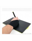 1 para 2 sztuk artysty rękawica 2-palce rysunek rękawice zanieczyszczenia dla tablet graficzny rozmazywanie kikut trzymać długop