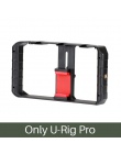 Ulanzi u-rig Pro Smartphone wideo Rig w 3 uchwyty na buty tworzenia filmów przypadku Handheld telefon stabilizator kamery uchwyt
