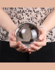 50/60/70/80/90/100/110mm fotografia kryształ soczewki piłka azji kwarcowy jasne magiczne szkło kulka w/przenośna torba do fotogr