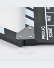 Dyrektor wideo akrylowe Clapboard Dry Erase telewizor z dostępem do kanałów Film Film klapy pokładzie łupków z kolor kije 20*20 