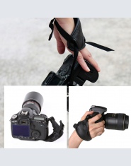 Wysokiej jakości uchwyt kamery PU ręcznie uchwyt pasek na nadgarstek fotografia akcesoria do aparatu Nikon Canon Sony