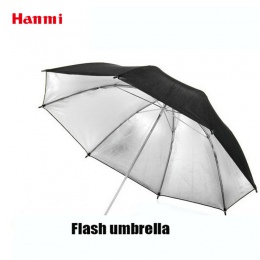 Akcesoria fotograficzne Hanmi parasol reflektor czarny srebrny reflektor parasol 33 "83 cm Photo Studio lampa błyskowa zdjęcie p
