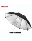 Akcesoria fotograficzne Hanmi parasol reflektor czarny srebrny reflektor parasol 33 "83 cm Photo Studio lampa błyskowa zdjęcie p