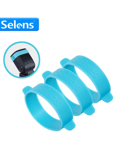 3 sztuk Selens uniwersalna guma żele-Band do lampy błyskowej speedlite lampa błyskowa wiązania kolor żele filtr