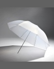 Biały miękki parasol 43 "/parasol dyfuzor trwałe kamery 40" 102 cm Cal przezroczyste Photo Studio flash miękkie parasol CD50