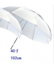 Biały miękki parasol 43 "/parasol dyfuzor trwałe kamery 40" 102 cm Cal przezroczyste Photo Studio flash miękkie parasol CD50