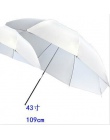 Biały miękki parasol 43 "/parasol dyfuzor trwałe kamery 40" 102 cm Cal przezroczyste Photo Studio flash miękkie parasol CD50