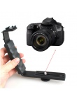 Mini statyw L uchwyt stojak z 2 stopki dla Zhiyun gładki Q stabilizator Feiyu Gimbal BY-MM1 mikrofon wideo świecznik