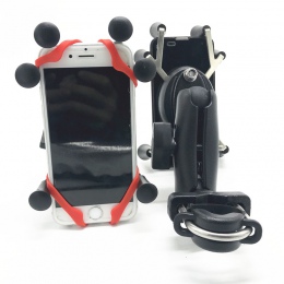 Kierownica motocykla lusterko wsteczne góra montażu szynowego X-Grip dla Gopro telefon komórkowy uchwyt do smartfona dla iPhone 