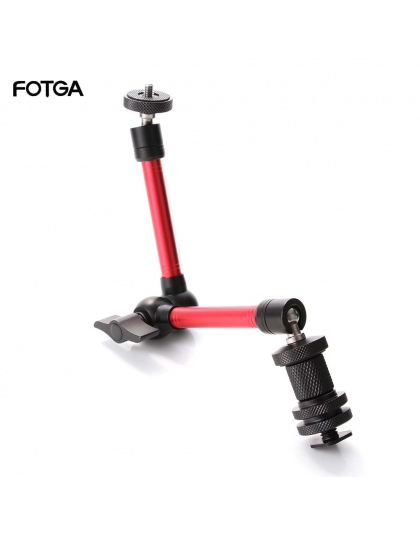 FOTGA 11 "regulowany tarcie przegubowe magia Arm dla DSLR Rig doprowadziły światła, Monitor LCD lub błysk światła