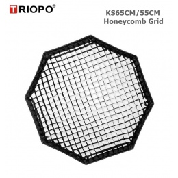 TRIOPO 55 cm/65 cm siatka o strukturze plastra miodu dla TRIOPO 55 cm/65 cm składany Softbox Octagon parasol miękkie pole fotogr