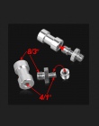 2 zestaw nici lekki statyw do montażu Flash czop Adapter śruba do kamery 1/4 "3/8" statyw