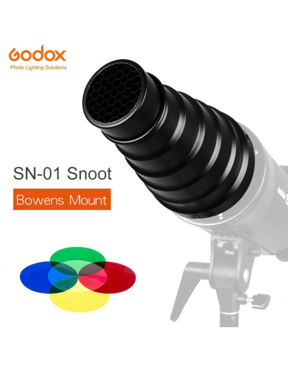 GODOX SN-01 Bowens Mount duży Snoot profesjonalnego lampa studyjna armatura