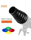 GODOX SN-01 Bowens Mount duży Snoot profesjonalnego lampa studyjna armatura