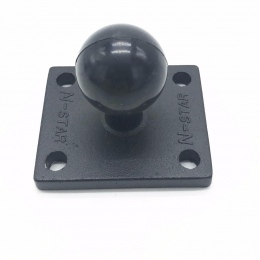 Aluminium plac montażu bazy w/1 cal (25mm) bubber piłka kompatybilny dla ram uchwyty do gopro kamery, lustrzanek cyfrowych, do g