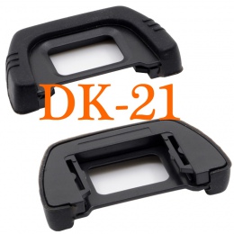 2 sztuk DK-21 gumowe czarne gumowe oko puchar okularu wizjera muszla oczna dla Nikon D7000 D300 D90 D80 D600 D200 D100 d40 D50 D