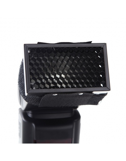 Lampy błyskowej Speedlite Photo Studio akcesoria Godox HC-01 siatki o strukturze plastra miodu filtr do aparatów Canon Nikon Pen