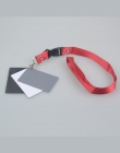 Aparat cyfrowy 3 w 1 kieszonkowy-rozmiar biały czarny szary karty równowagi szarej karty z paskiem na szyję liny dla cyfrowy apa