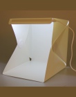 Składany schowek lampka przenośna pokój Photo Studio fotografia tło Mini pojemnik na kostki oświetlenie zestaw namiotowy 22.6*23