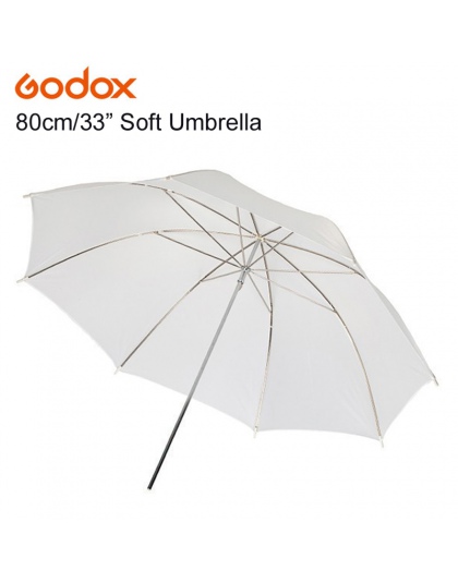 GODOX 83 cm 33 "fotografia fotografia Pro Studio miękki półprzezroczysty biały parasol do lampy błyskowej Studio