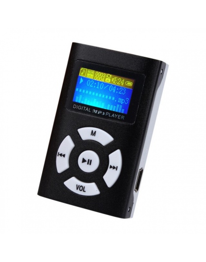 AIKEGLOBAL Hifi USB Mini MP3 odtwarzacz muzyczny podpórka ekranu LCD 32 GB Micro karta SD TF Sport moda 2017 marki w nowym stylu