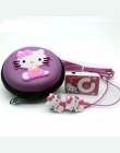 Nowy mini klip hello Kitty MP3 odtwarzacz obsługuje karty TF z Słuchawki z kablem USB pudełko kryształowe darmowa wysyłka handel