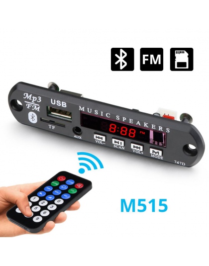 Bezprzewodowa Bluetooth 12 V MP3 WMA dekoder pokładzie moduł audio USB TF Radio do samochodu akcesoria Bluetooth dekoder dźwięku
