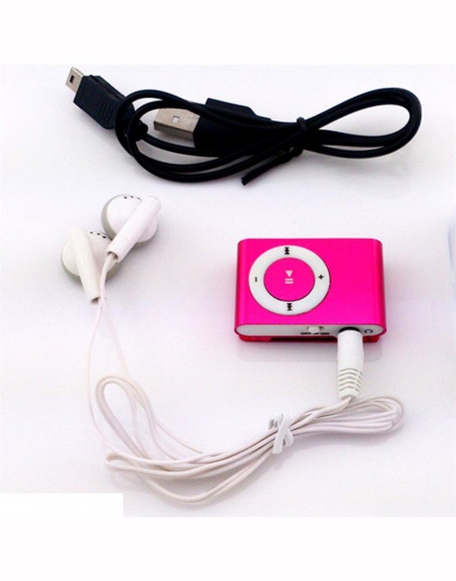 Przenośny Mini Mp3 odtwarzacz muzyczny Mp3 odtwarzacz obsługuje karty Micro karta tf gniazdo USB MP3 Sport Player Port USB z słu