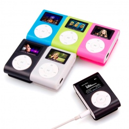 Nowe Top sprzedaż moda Mini mp3 USB klip MP3 odtwarzacz podpórka ekranu LCD Micro SD o pojemności 32 GB TF CardSlick stylowy des