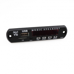 Samochód USB MP3 odtwarzacz MP3 dekoder moduł tablicy DC 5 V 12 V zasilacz z pilot USB Radio FM radia Aux dla głośnik do muzyki