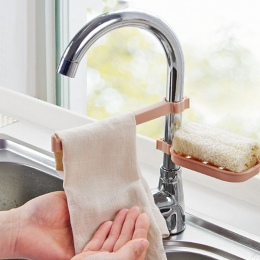 Hot Sink wiszące przechowywania uchwyt stojak gąbka łazienka kuchnia kran klip naczynie tkaniny klip półka spustowy suchy ręczni