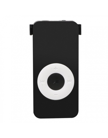 MP3 odtwarzacz 3.5mm złącze stereo Sport Mp3 odtwarzacz muzyczny z otworem dla karty TF Mini klip USB MP3 odtwarzacz