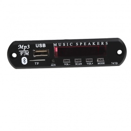 Bluetooth USB MP3 dekoder zasilacz DC 12 V Radio FM Wierless MP3 muzyki plansza do gry moduł audio do samochodu zdalnego głośnik