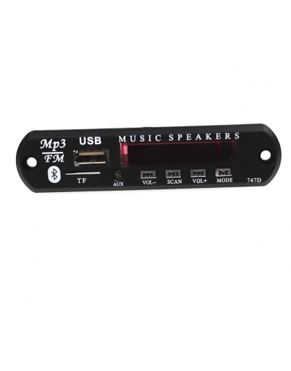 Bluetooth USB MP3 dekoder zasilacz DC 12 V Radio FM Wierless MP3 muzyki plansza do gry moduł audio do samochodu zdalnego głośnik
