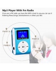 FM MP3 odtwarzacz ekran LCD metalowy Mini klip muzyka MP 3 Radio obsługuje karty Micro TF/gniazdo SD przenośny odtwarzacz sport 