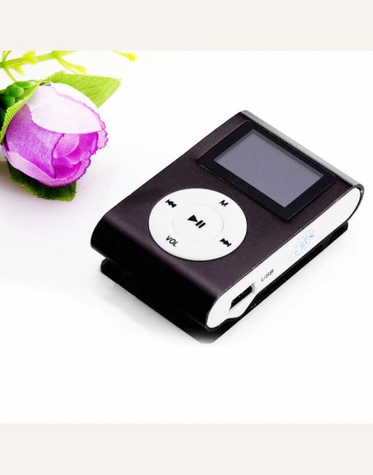 Klips mini USB MP3 odtwarzacz podpórka ekranu LCD 32 GB Micro karta SD TF 8.14