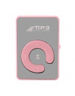Mini klip kwiat wzór MP3 odtwarzacza odtwarzacz muzyczny wsparcie mediów Micro karta SD TF dla HIPERDEAL Dropship