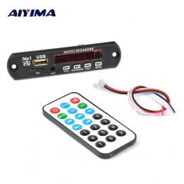 AIYIMA DC12V/5 V MP3 pokładzie dekoder Bluetooth 4.2 dekodowania dźwięku APE FLAC MP3 WMA WAV TF USB dźwięku aux mikrofon moduł 
