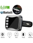2019 nowy samochód bezprzewodowy Bluetooth nadajnik modulator FM zestaw samochodowy MP3 odtwarzacz podwójny port USB