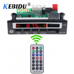 Kebidu bezprzewodowy Bluetooth 5 V-12 V MP3 WMA WAV pokładzie dekoder moduł audio głośnik do muzyki MP3 USB FM TF Radio akcesori
