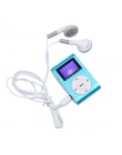 Kebidu odtwarzania muzyki ekran LCD metalowy Mini klip MP3 odtwarzacz z Micro TF/SD gniazdo z słuchawki kabel USB przenośny MP3 