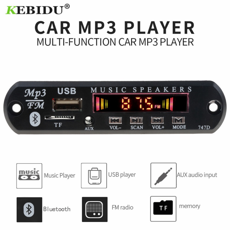 Kebidu MP3 odtwarzacz pokładzie dekoder odbiornik