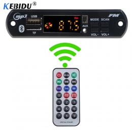 Kebidu Bluetooth MP3 pokładzie dekoder 5 V 12 V moduł audio do samochodu zdalnego głośnik do muzyki pojazdy samochodowe MP3 USB 
