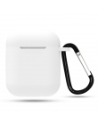Mini miękkie silikonowe etui do Apple Airpods, odporna na wstrząsy pokrywa dla Apple AirPods przypadki słuchawek Ultra cienki po