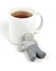Silikonowy sitko do herbaty ciekawe życie Partner śliczne panie czajniczek panie mały człowiek ludzi zaparzacz do herbaty filtr 