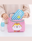 Izolowane torby termoizolacyjne przenośne kobiety Lunchbox dla dzieci Cartoon zwierząt piknik dostaw torba na Lunch 1 sztuka pud