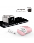 Silikonowe etui ochronne etui do AirPods, odporna na wstrząsy ucha pod etui do Apple słuchawki Capa dla przypadku Airpods akceso
