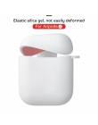 Silikonowe etui na Airpods 2nd luksusowe ochronna słuchawki pokrywy skrzynka dla Apple airpods2 poduszki powietrzne 2, odporna n